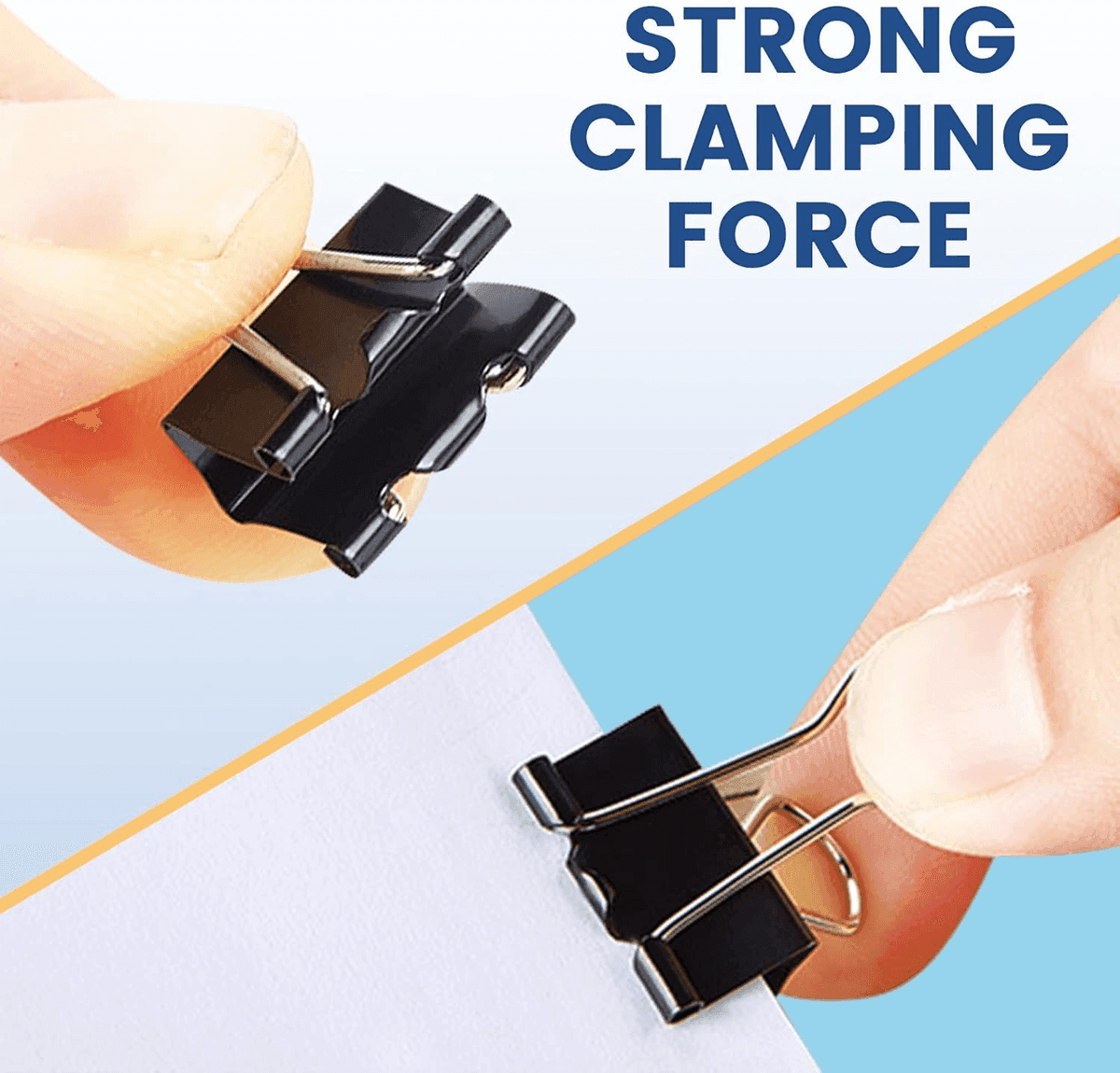 EFOK 208-Piece Assorted Binder Clip Set image 3