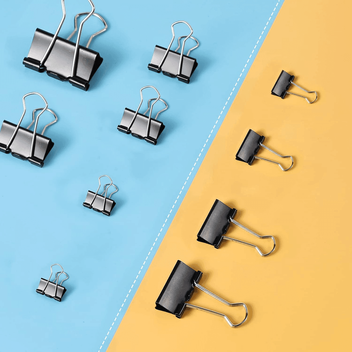 EFOK 208-Piece Assorted Binder Clip Set image 4