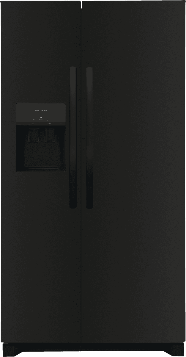 Frigidaire 25.6 Cu. Ft. Side-by-Side Refrigerator, Black