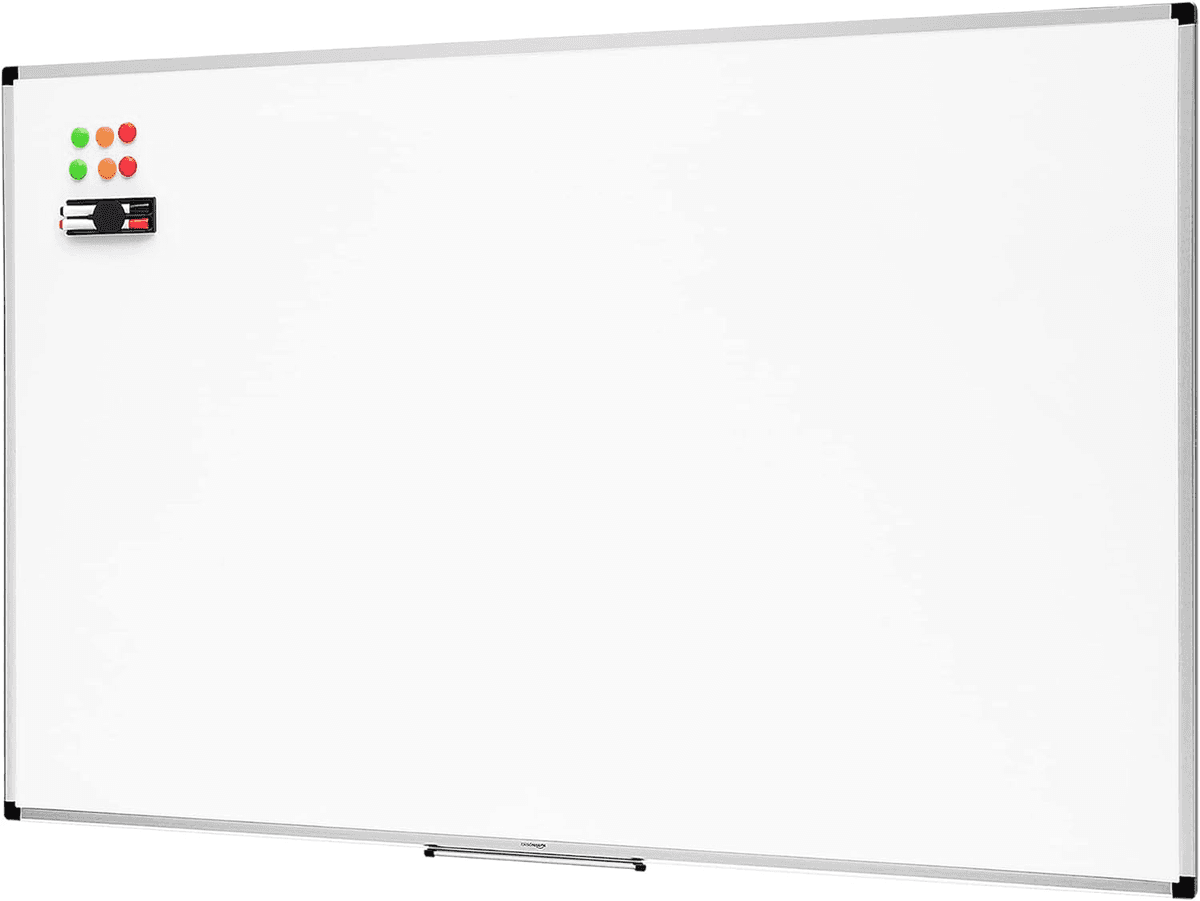 Amazon Basics 35.4 x 23.6-Inch Magnetic Whiteboard