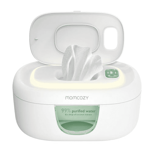 Momcozy Baby Wipe Warmer with Night Light - Green