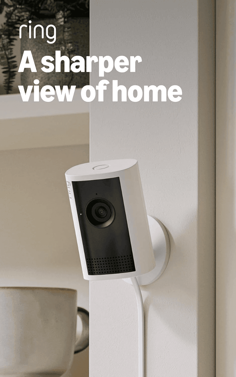 Ring Indoor Cam Plus 2K Security Camera - White image 2