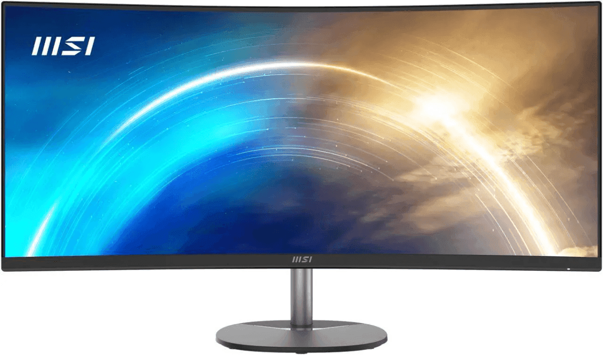 MSI PRO MP341CQ 34-inch UWQHD 100Hz Curved Monitor - Matte Black image 2