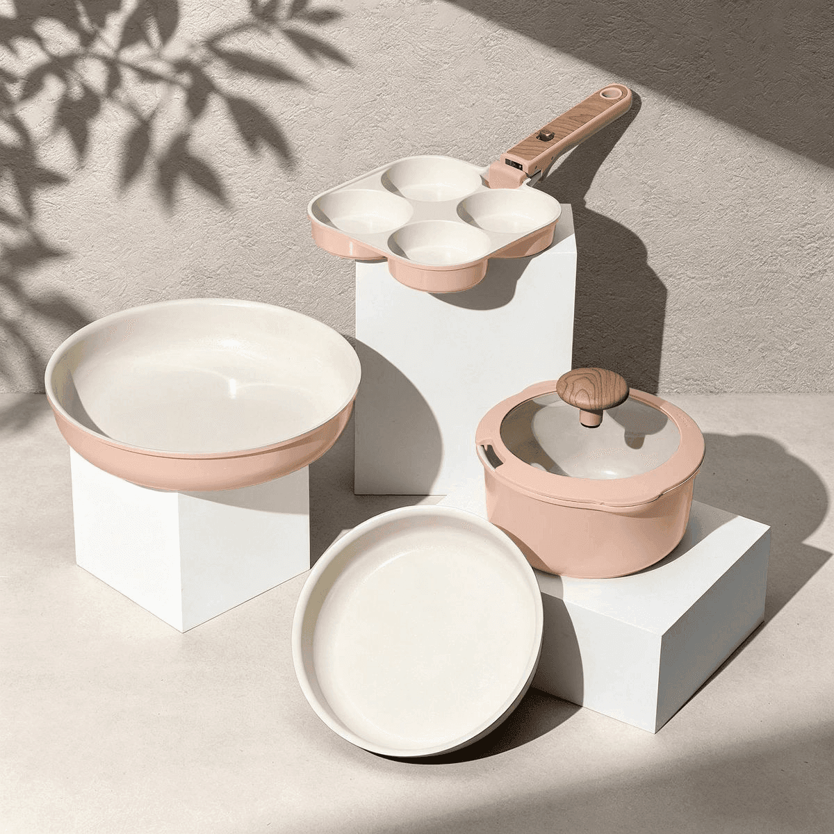 Carote 6-Piece Ceramic Nonstick Detachable Cookware Set image 4