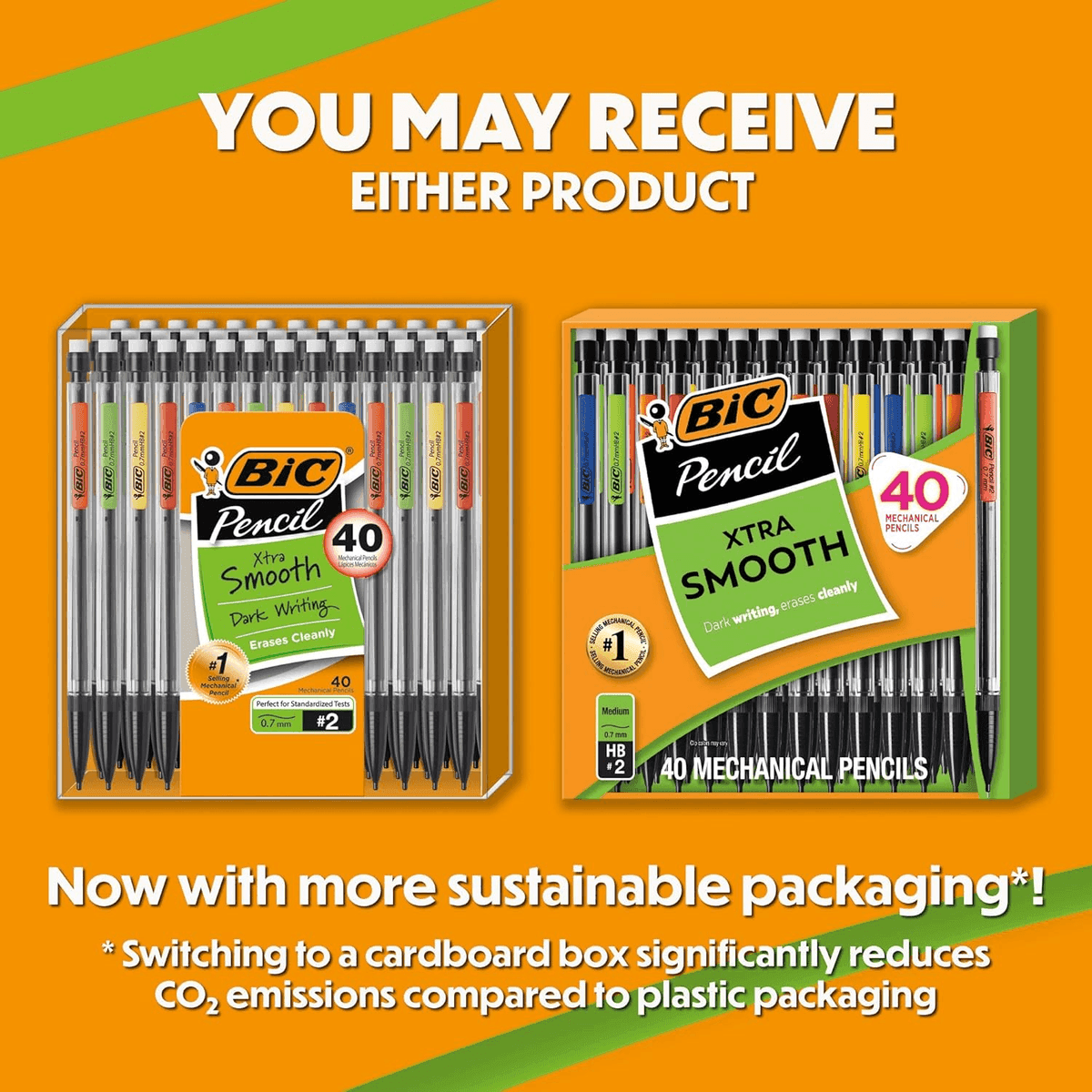 BIC Xtra Smooth 0.7 mm Mechanical Pencils, 40 Count image 2