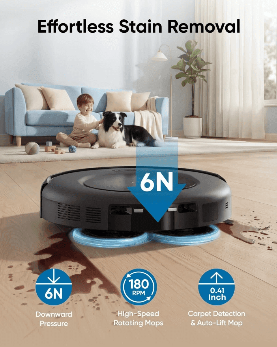 eufy Omni C20 Robot Vacuum and Mop, Certified Refurbished image 3