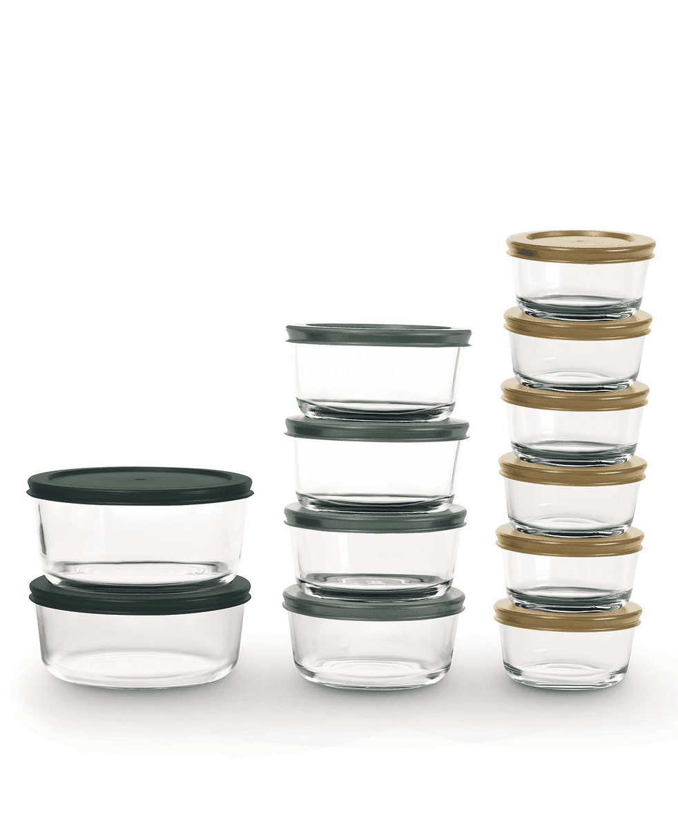 Art & Cook 24-Piece Glass Food Storage Set image 5