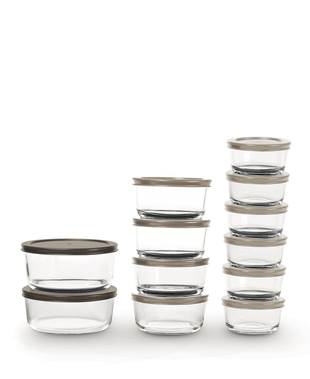 Art & Cook 24-Piece Glass Food Storage Set image 1