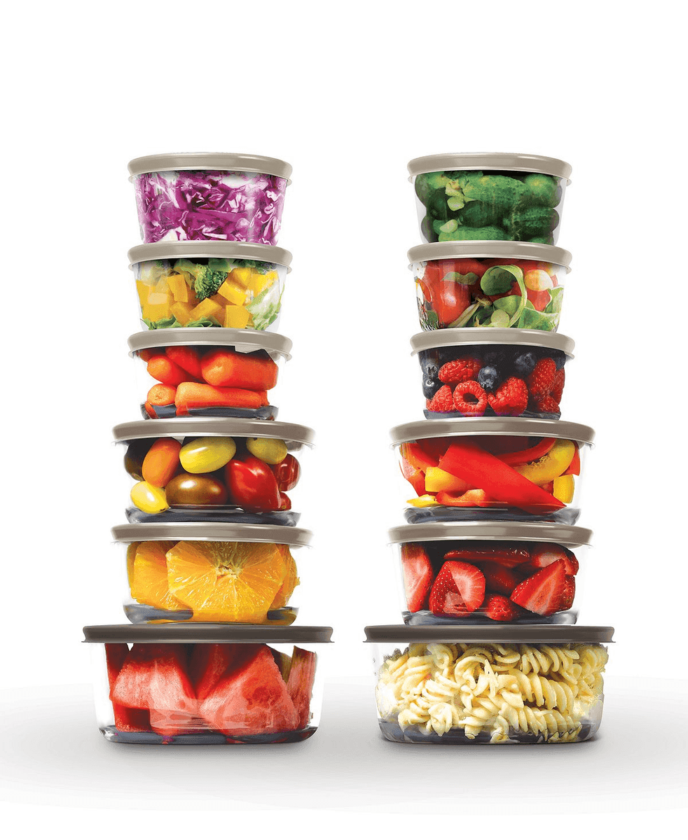 Art & Cook 24-Piece Glass Food Storage Set image 2