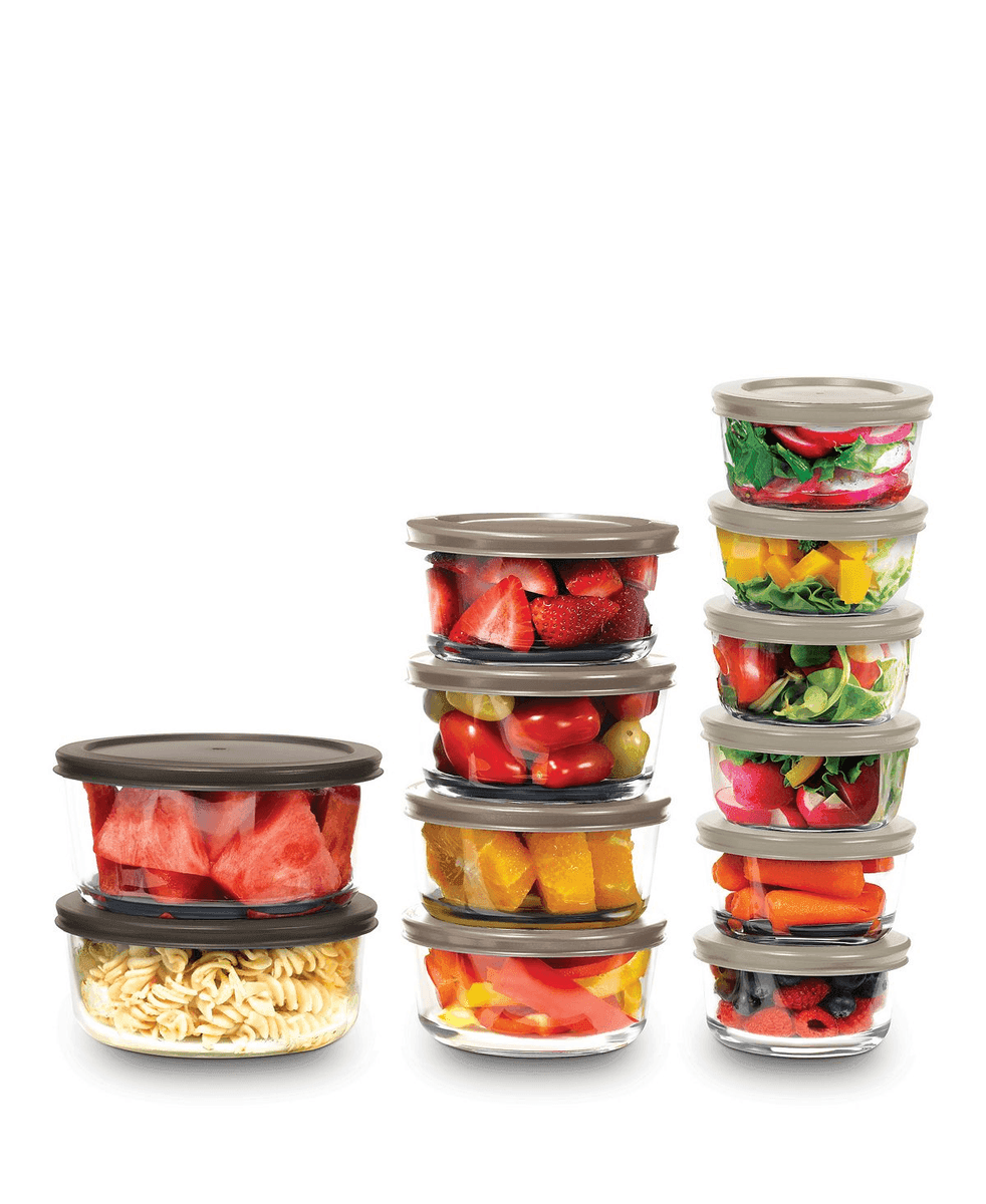 Art & Cook 24-Piece Glass Food Storage Set image 3