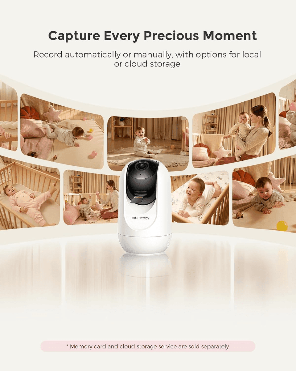 Momcozy BM04 Smart WiFi Baby Monitor with 5-Inch 1080p Display image 5