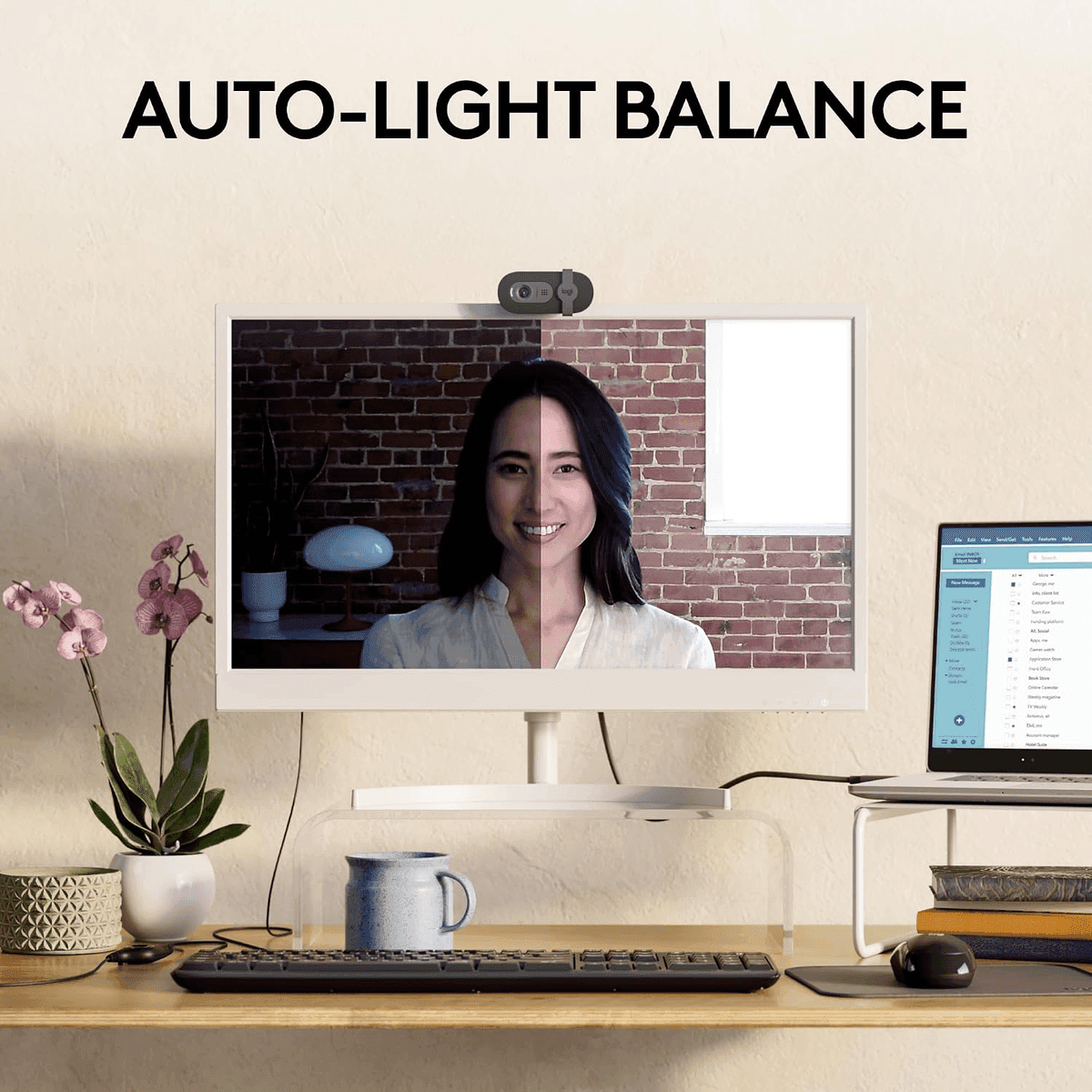 Logitech Brio 101 Full HD 1080p Webcam, Black image 3
