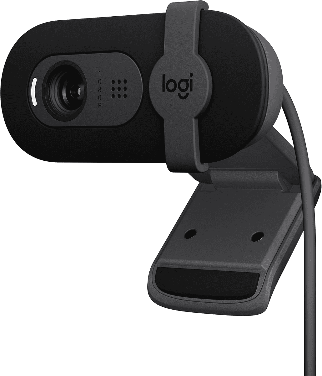 Logitech Brio 101 Full HD 1080p Webcam, Black