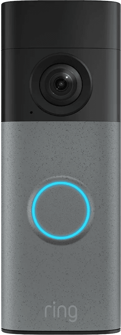 Ring Battery Doorbell 2K (Newest Model), Speckled Grey