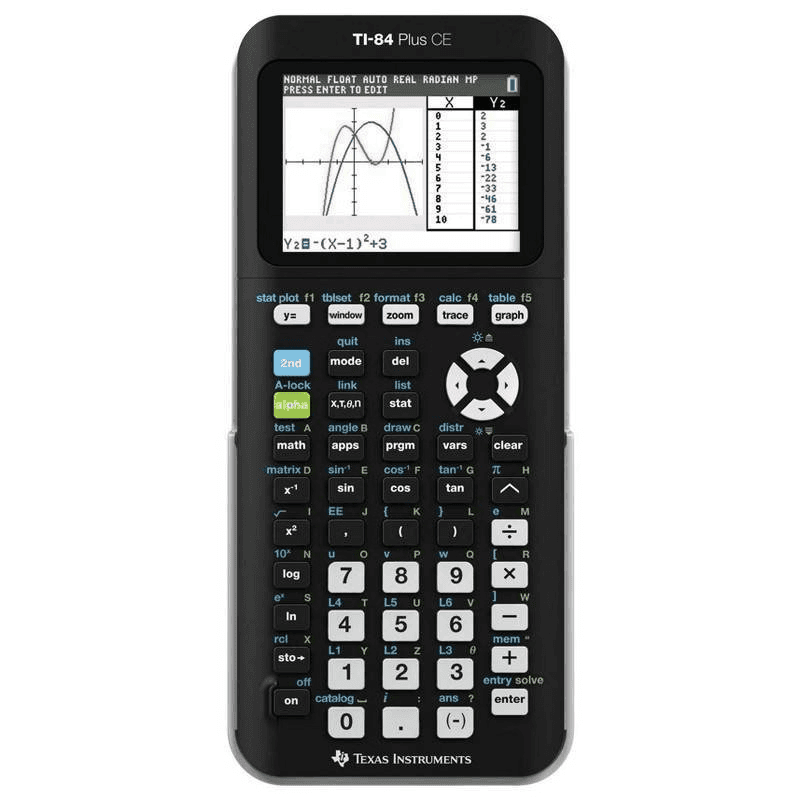 Texas Instruments TI-84 Plus CE Graphing Calculator, Black