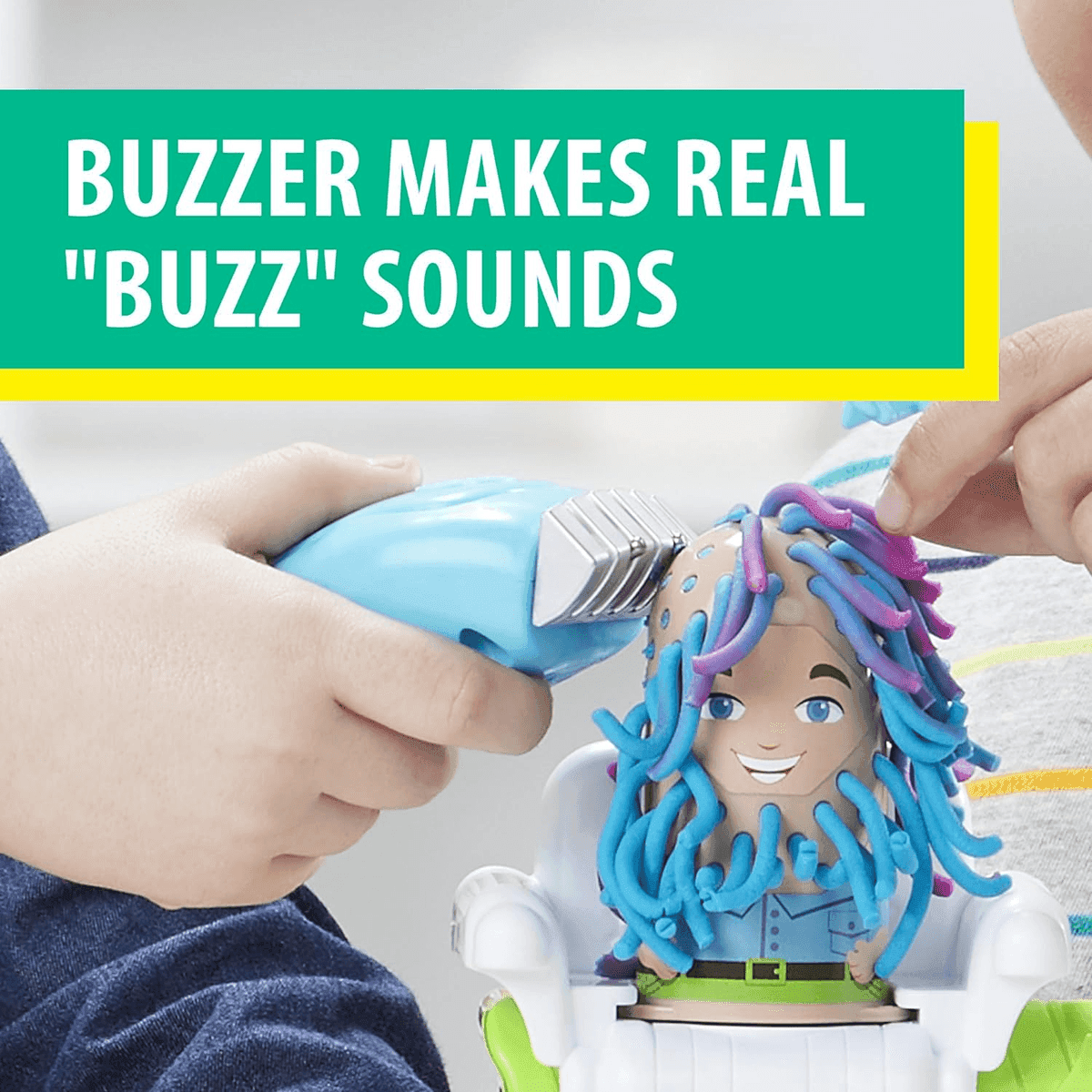 Play-Doh Buzz 'n Cut Fuzzy Pumper Barber Shop Set image 5