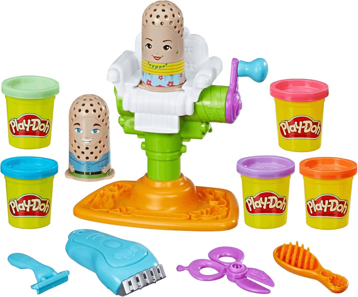 Play-Doh Buzz 'n Cut Fuzzy Pumper Barber Shop Set
