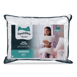 SquishPillow Kids Soft Bed Pillow with Pillowcase