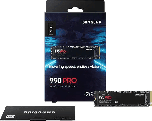 Samsung 990 PRO SSD 1TB PCIe 4.0 M.2 2280 Internal Solid State Drive image 3