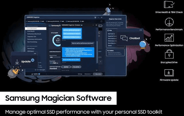 Samsung 990 PRO SSD 1TB PCIe 4.0 M.2 2280 Internal Solid State Drive image 5
