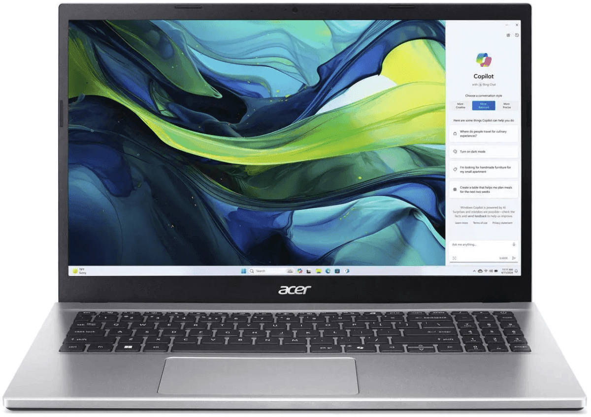 Acer Aspire Go 15 Ryzen 7 Laptop with 32GB RAM and 512GB SSD image 2