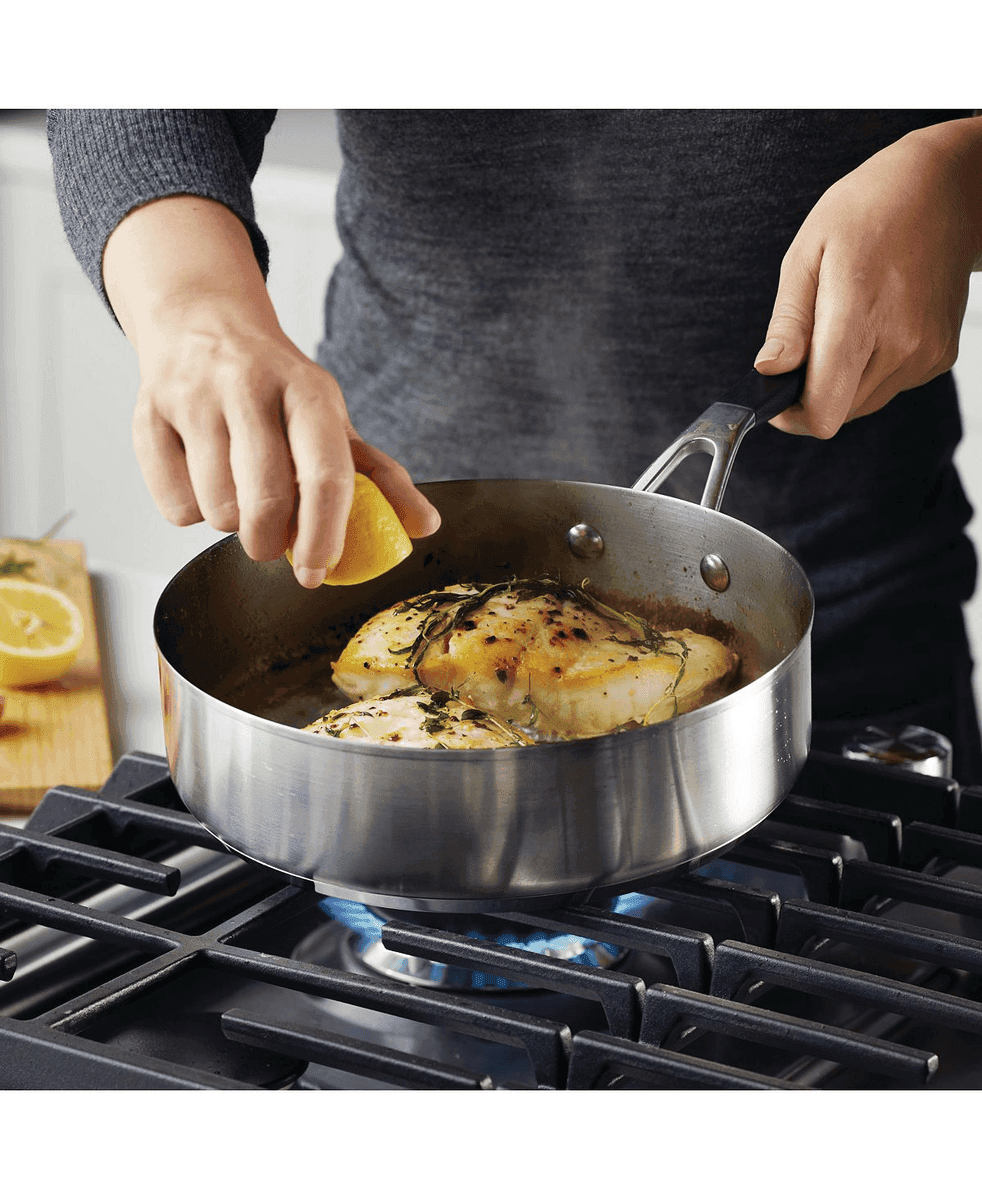 KitchenAid 10-Piece Stainless Steel Cookware Set image 3