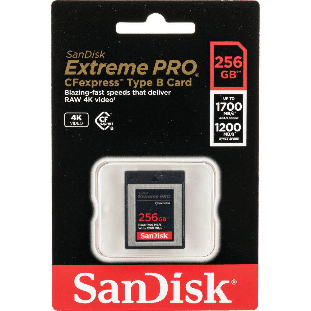 SanDisk Extreme PRO 256GB CFexpress Type B Memory Card image 2