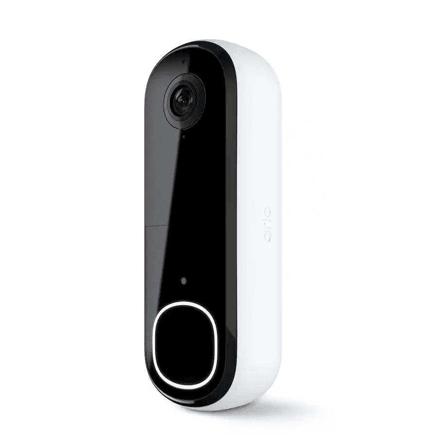 Arlo Smart Wi-Fi Video Doorbell (2nd Generation) - Wired/Battery Operated with 2K Resolution - White