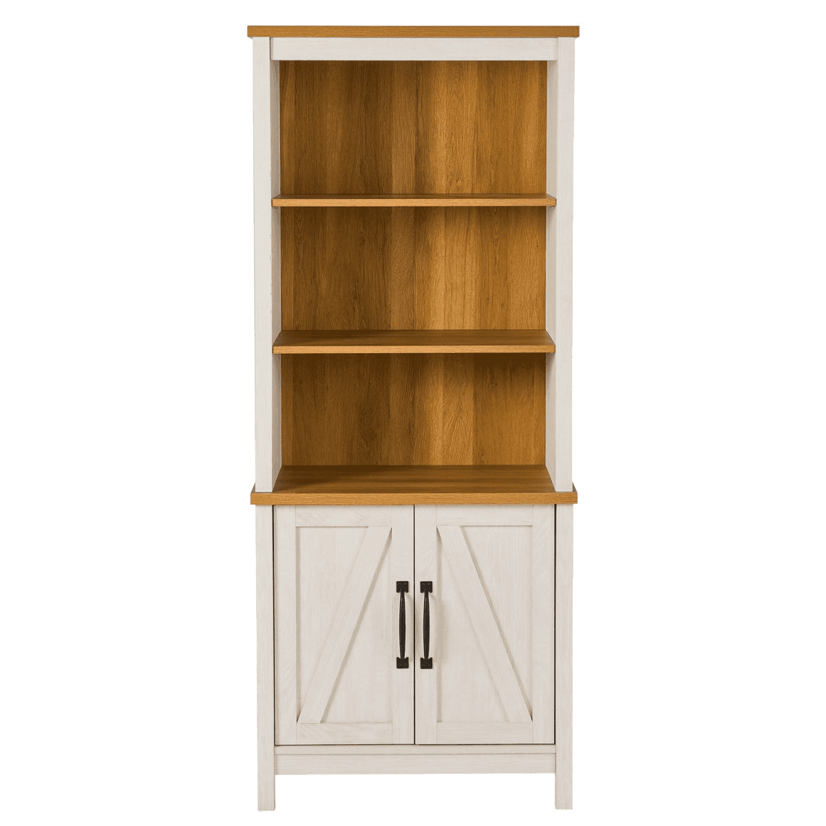 Better Homes & Gardens Modern Farmhouse Bookcase with Doors image 3