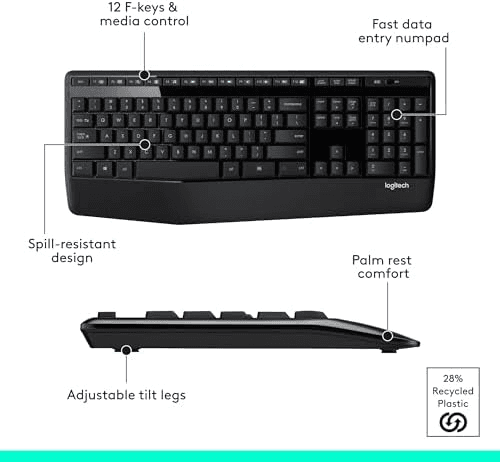 Logitech MK345 Wireless Keyboard and Mouse Combo image 5