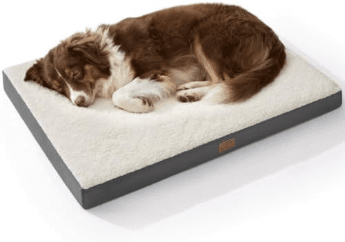 Bedsure Washable Orthopedic Dog Bed, 36 x 27 Inches, Grey