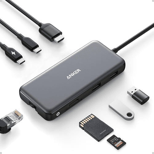 Anker 555 8-in-1 USB-C Hub with 4K HDMI and Ethernet