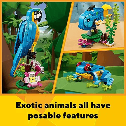 LEGO Creator 3-in-1 Exotic Parrot Building Set 31136 image 4