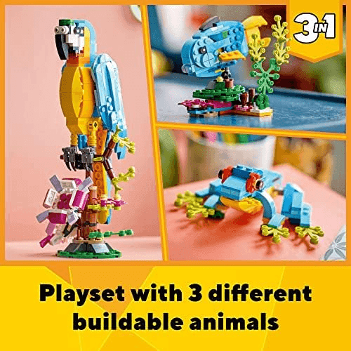 LEGO Creator 3-in-1 Exotic Parrot Building Set 31136 image 2