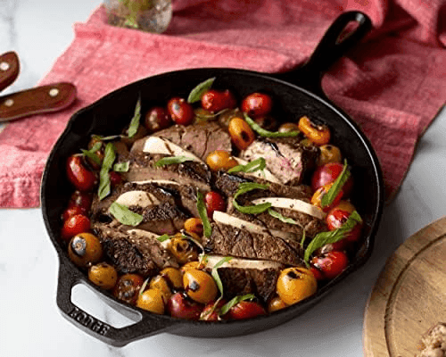 Lodge 10.25-Inch Cast Iron Skillet with Handle Holder image 2