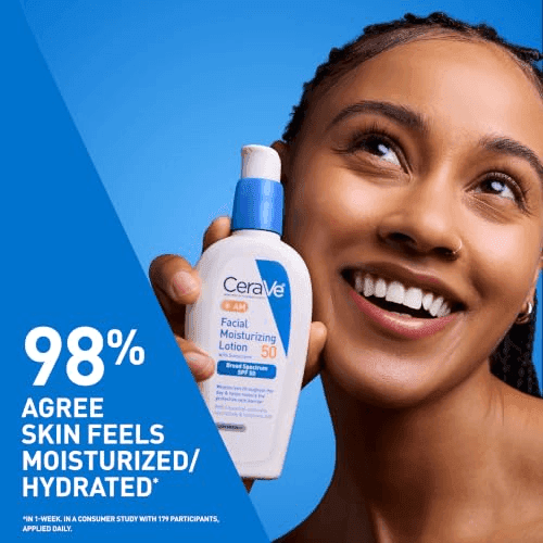 CeraVe AM Facial Moisturizing Lotion SPF 50, 3 oz image 3