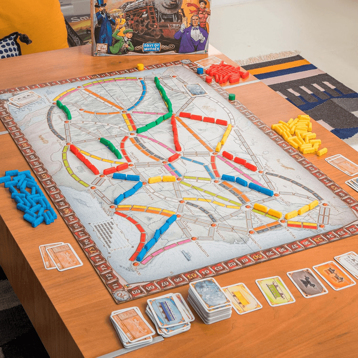 Ticket to Ride Cross-Country Strategy Board Game image 3