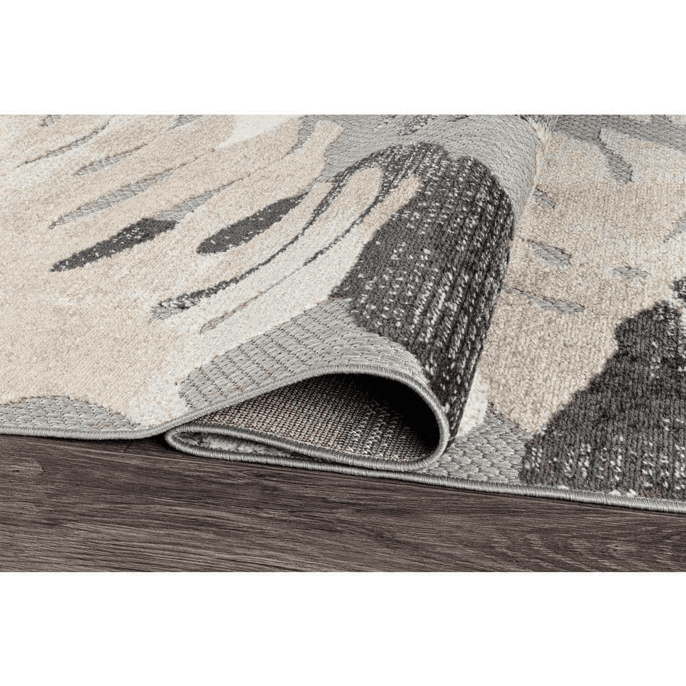 World Rug Gallery Arles Gray 7 ft. 10 in. x 10 ft. Indoor/Outdoor Rug image 2