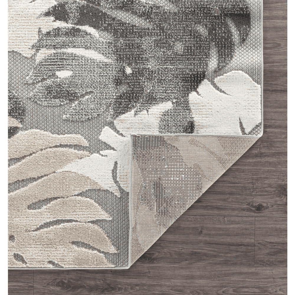 World Rug Gallery Arles Gray 7 ft. 10 in. x 10 ft. Indoor/Outdoor Rug image 4