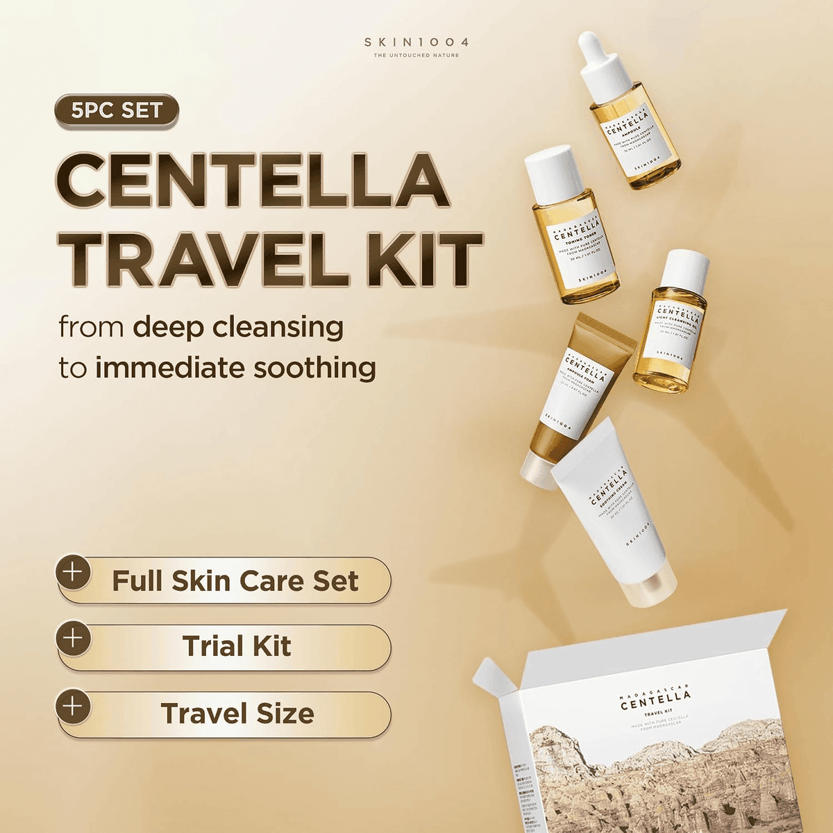 SKIN1004 Madagascar Centella 5-Piece Travel Kit image 2