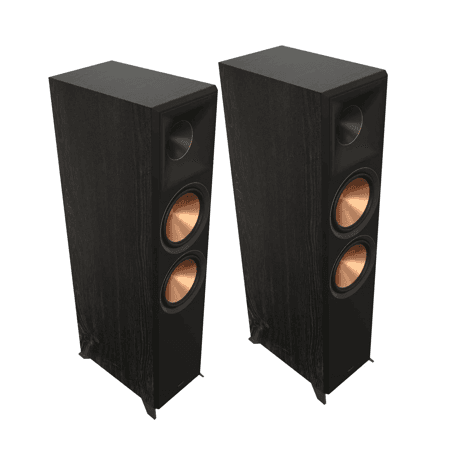 Klipsch RP-8000F II 8" 600W 2.5-Way Floorstanding Speaker, Ebony, Pair image 1