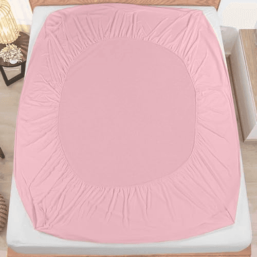 Utopia Bedding Waterproof Crib Mattress Protector, Pink image 4
