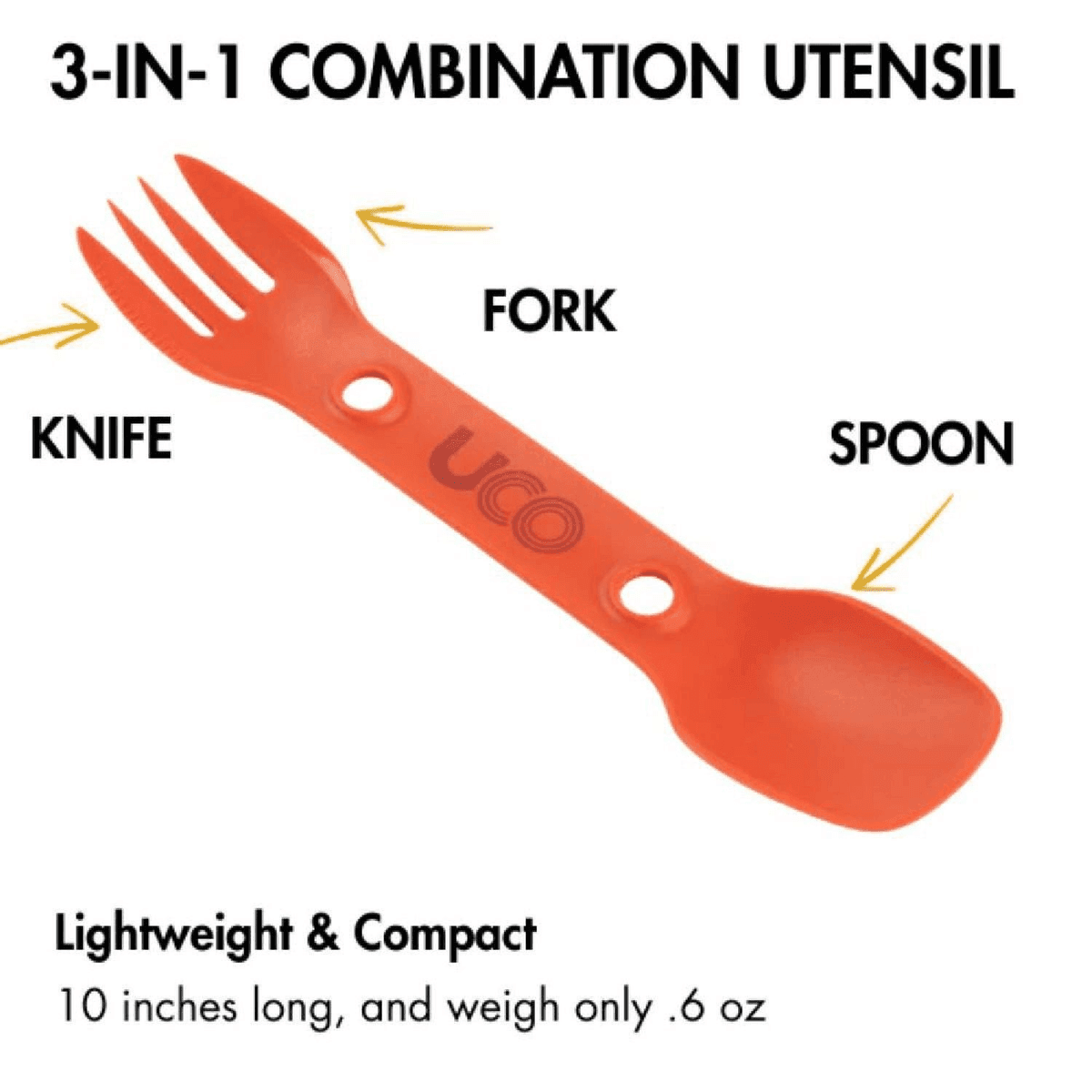 UCO ECO Utility Spork 2-Pack - Berry/Mustard image 3