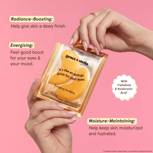 grace & stella Gold Energizing Eye Masks - 24 Pairs image 3
