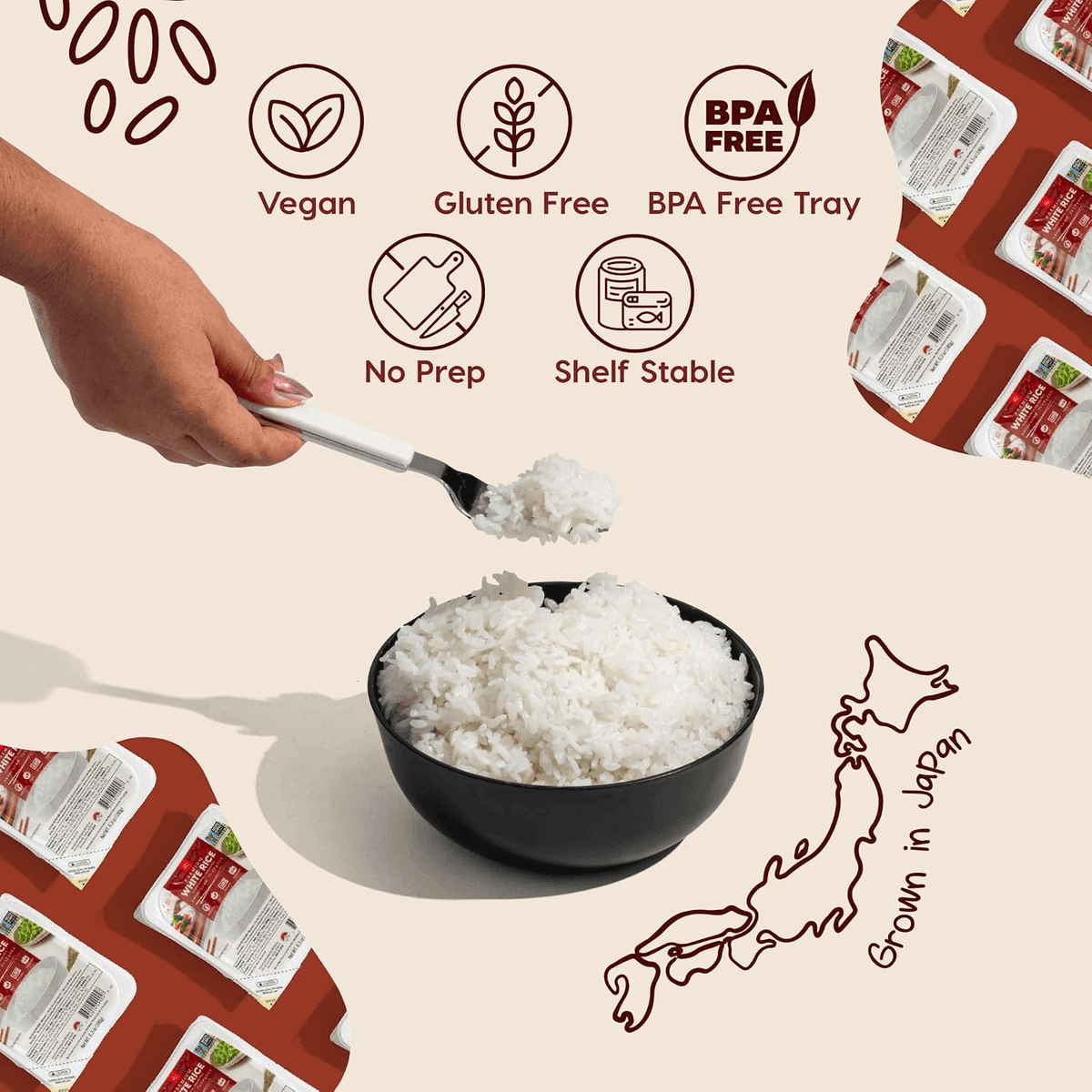 IRIS Instant Japanese Short-Grain White Rice - 10 Pack image 4