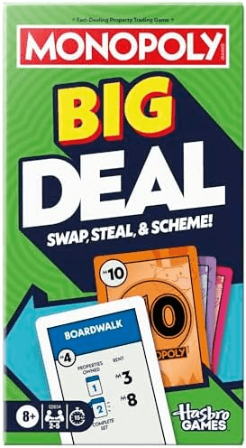 Monopoly Big Deal Oversized Card Game