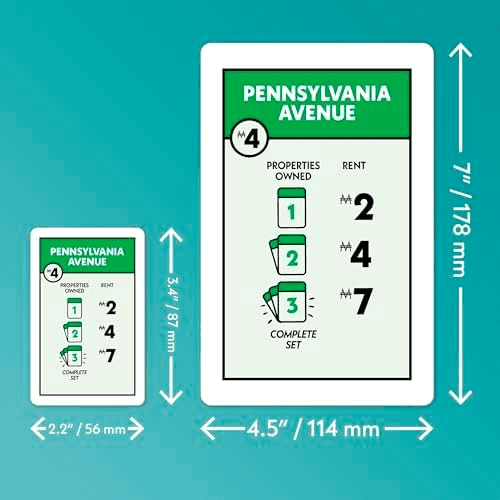Monopoly Big Deal Oversized Card Game image 3