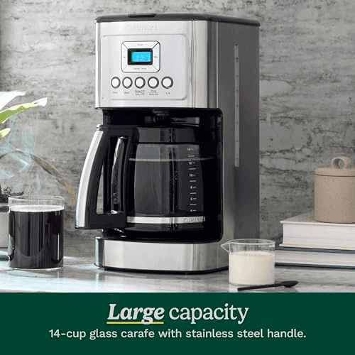 Cuisinart 14-Cup Programmable Coffee Maker, Stainless Steel image 4