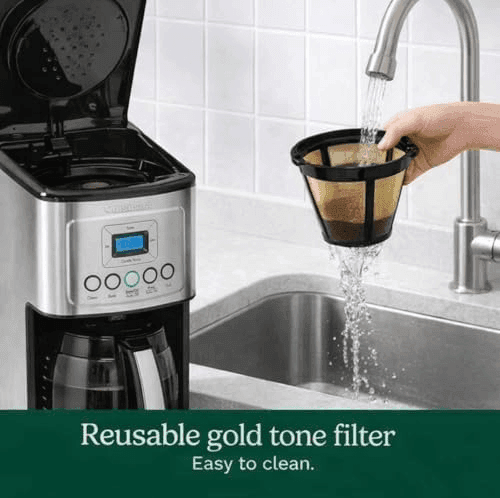 Cuisinart 14-Cup Programmable Coffee Maker, Stainless Steel image 5