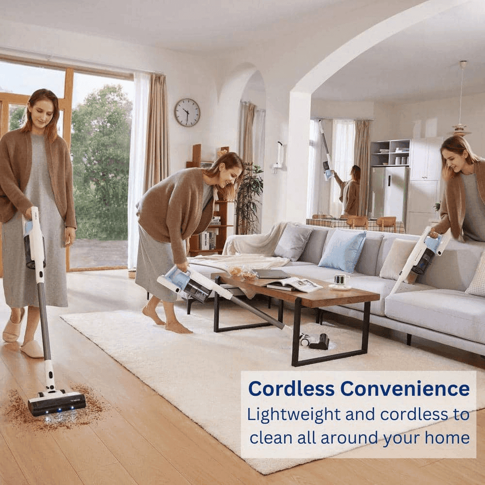Tineco GO203 Cordless Stick Vacuum, Blue image 4